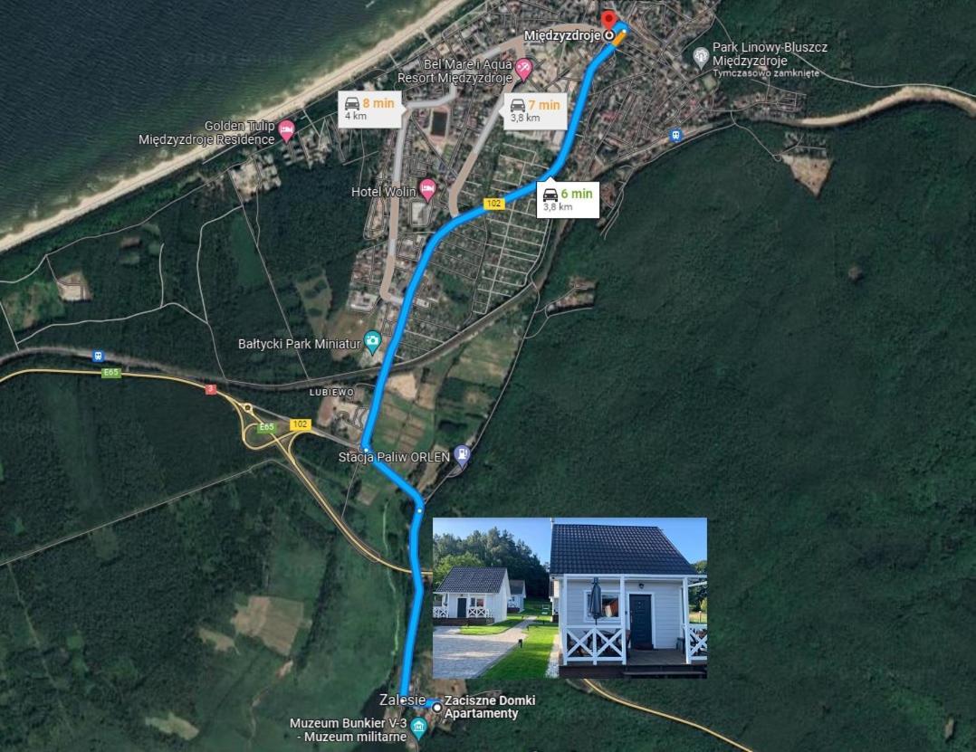 Zaciszne Domki Apartamenty Miedzyzdroje Luaran gambar